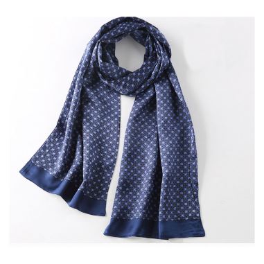 Silk Satin Digital Printing Scarf för män