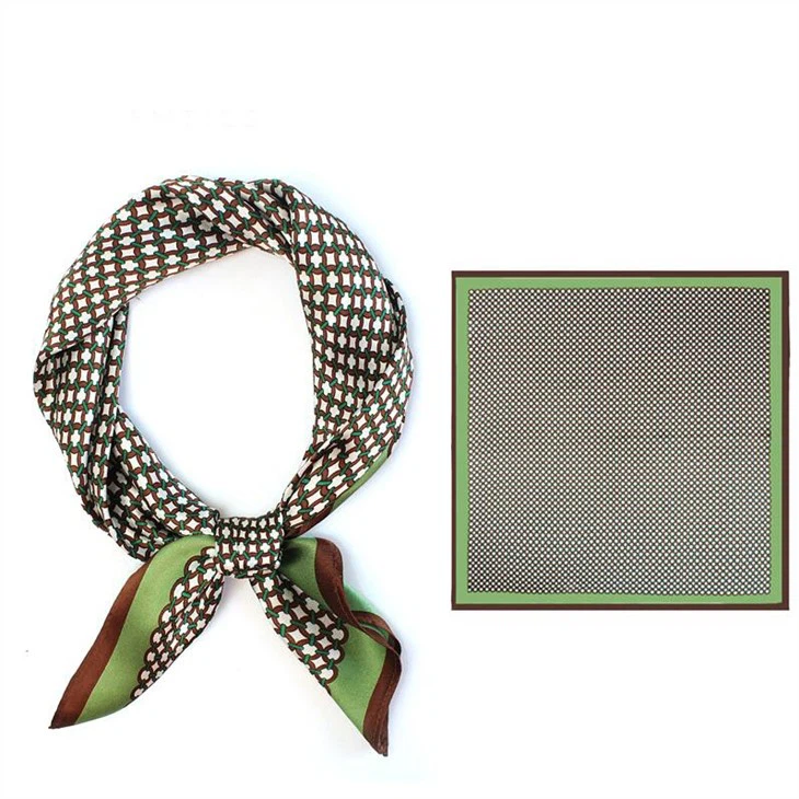 Luxury Printed Silk Handkerchief factory